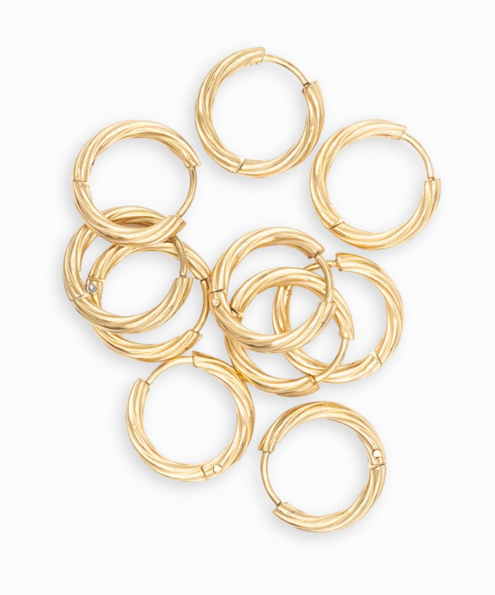 Créole torsade 15mm