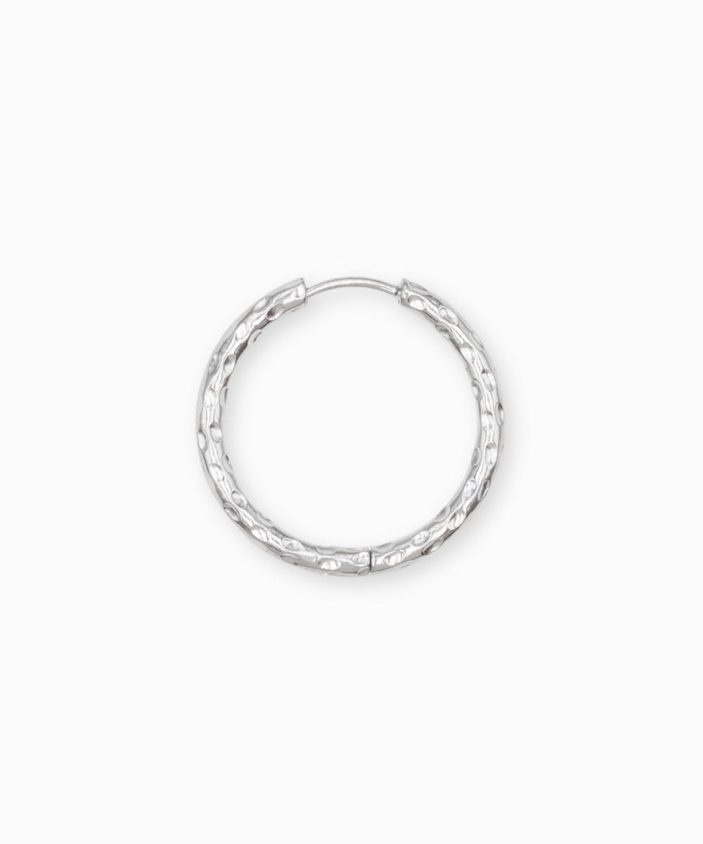 Créoles martelés 25mm