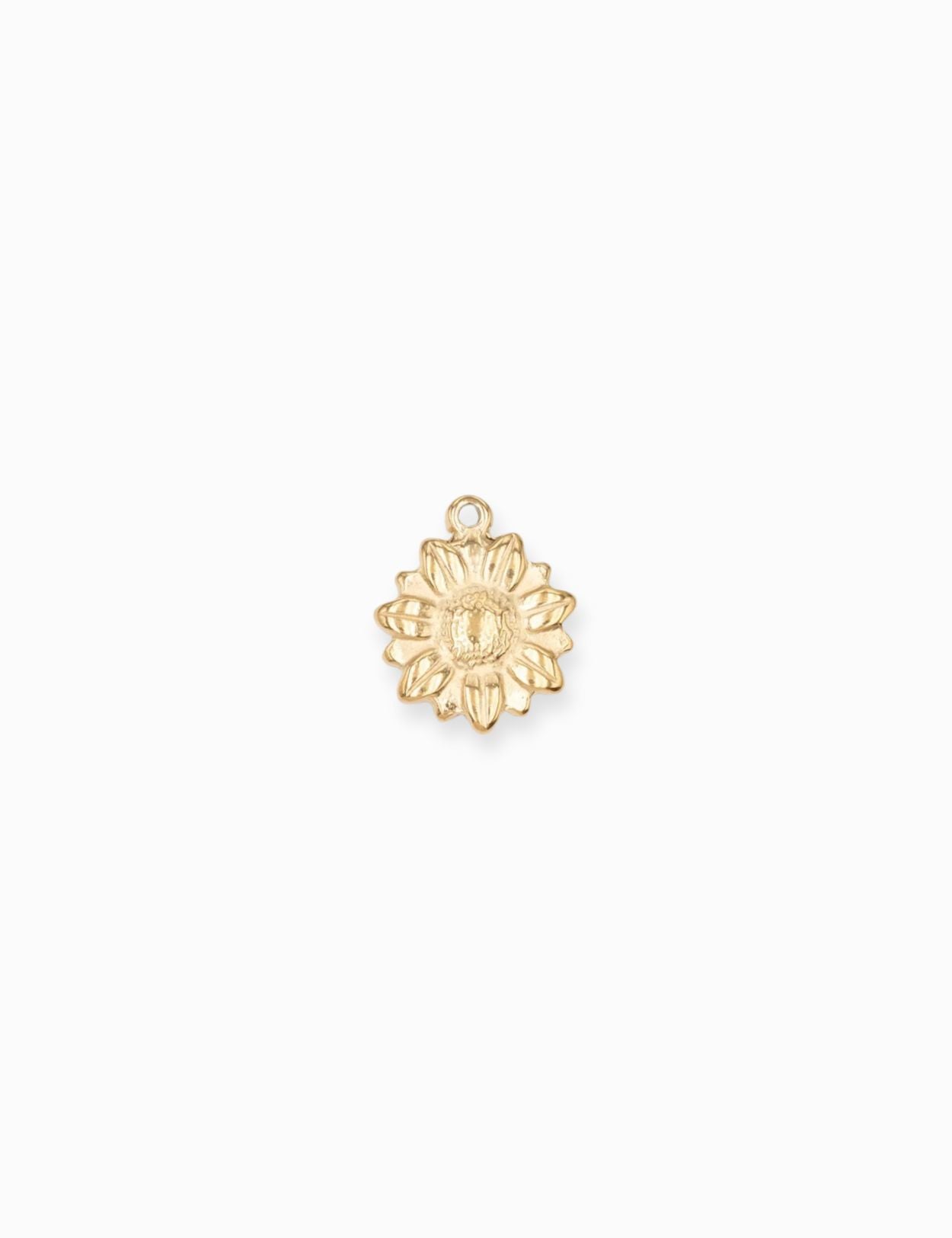 Pendentif Litha Tournesol en Purpurite et Argent Massif - Korrigane Pendentif Litha Tournesol en Purpurite et Argent Massif - Korrigane