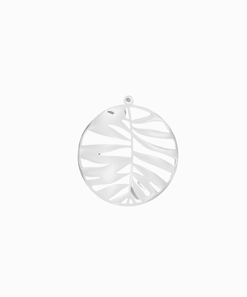 Pendentif feuille palmier 20mm