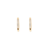 Créoles strass 18mm