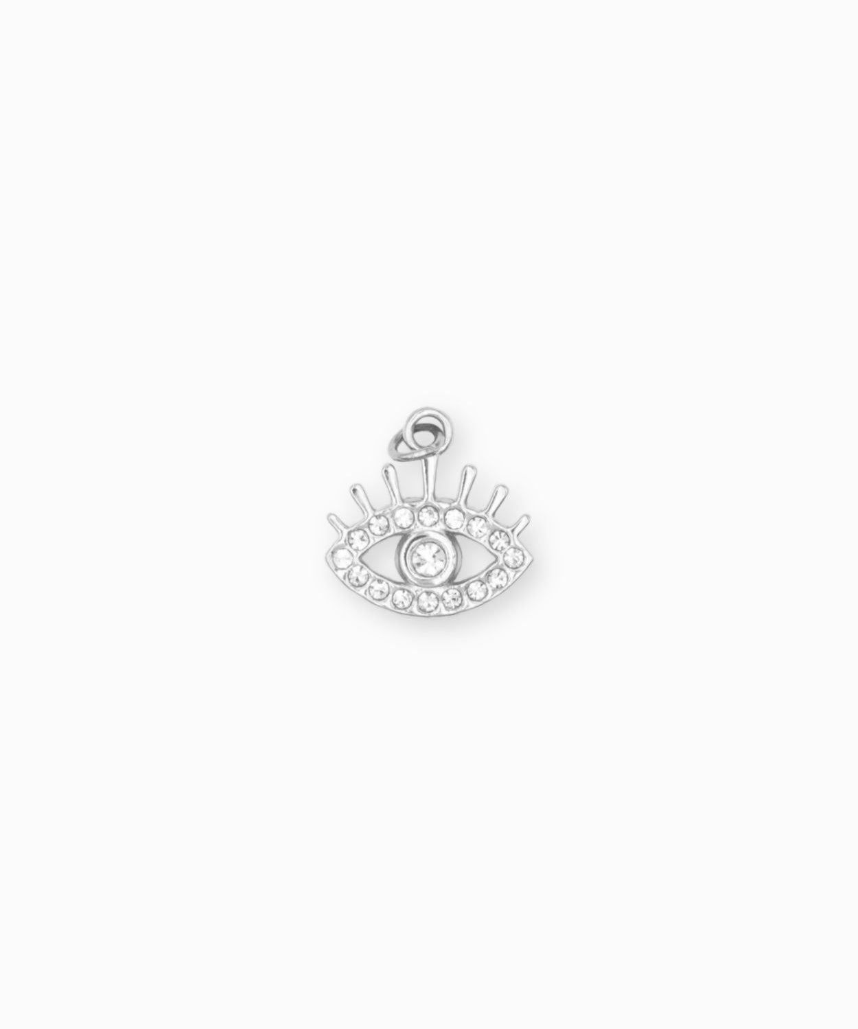 Pendentif oeil strass 11x14mm