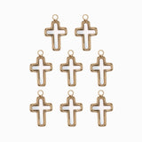 Pendentif croix 12x9mm