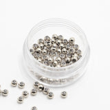 Perles rondes 4mm - Argenté