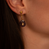 Clous d'oreilles étoile avec attache 6mm