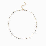 Collier Forçat résine époxy Noir - Longueur 40+5cm