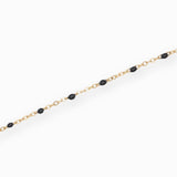 Collier Forçat résine époxy Noir - Longueur 40+5cm