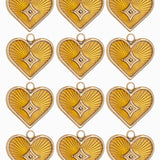 Pendentifs coeur 16x15mm