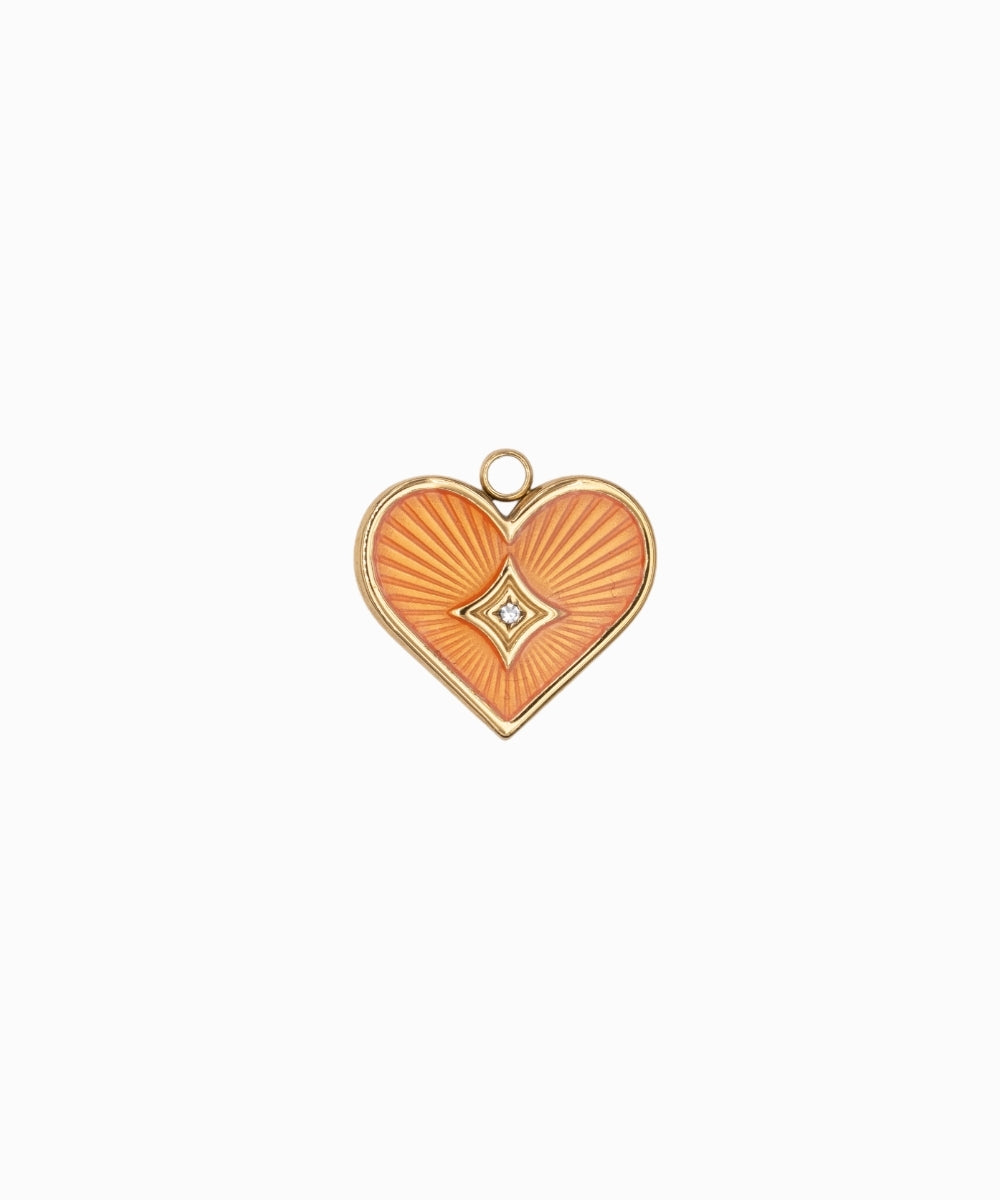 Pendentifs coeur 16x15mm