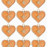 Pendentifs coeur 16x15mm