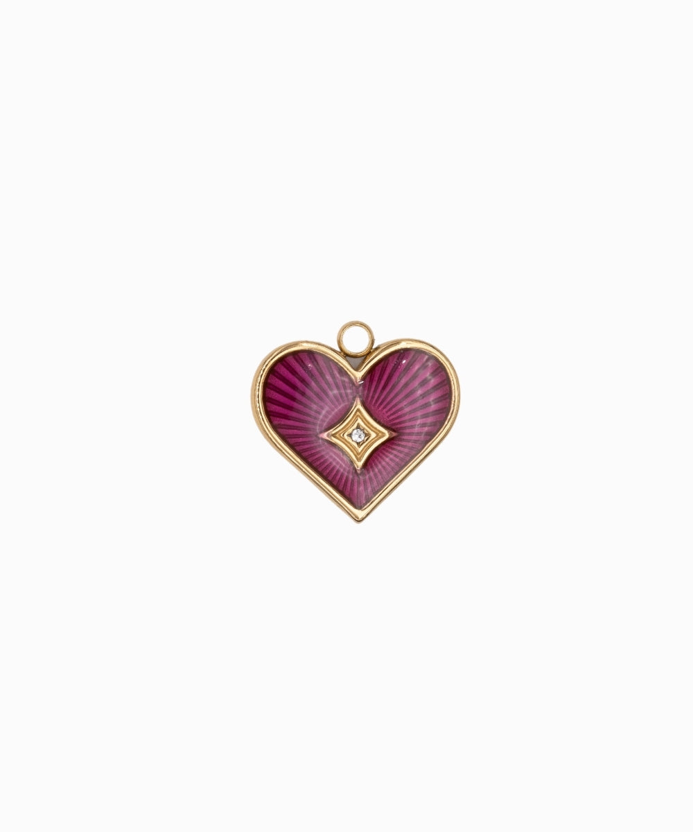 Pendentifs coeur 16x15mm