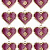 Pendentifs coeur 16x15mm
