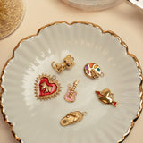 Pendentif tong coeur 16.50x8.50mm