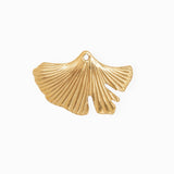 Pendentif ginkgo 30x20mm