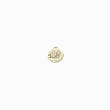 Pendentif tête de lion 20mm plaqué or