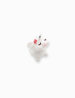 Breloque lapin bisou 21x14 mm