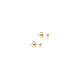 Clous d'oreilles strass avec attache 3mm