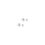 Clous d'oreilles strass avec attache 3mm