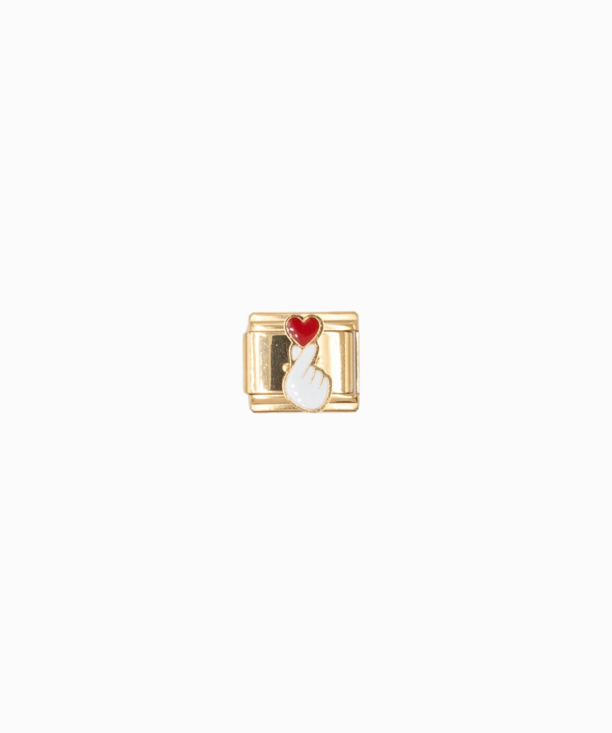 Maillon italien 9x10mm - Doré