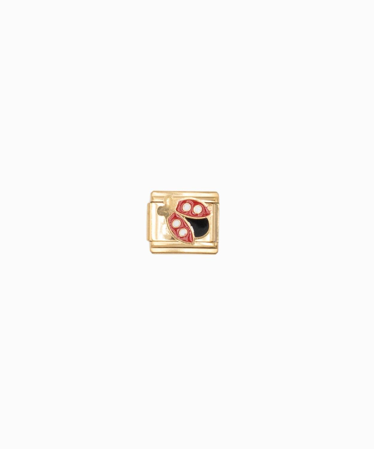 Maillon italien 9x10mm - Doré