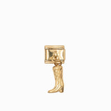 Maillon italien pendant 9x10mm - Doré