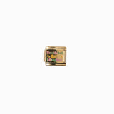 Maillon italien 9x10mm - Doré
