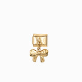 Maillon italien pendant 9x10mm - Doré
