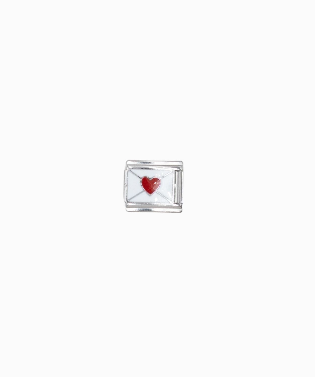 Maillon italien 9x10mm - Rhodié