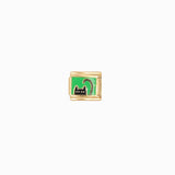 Maillon italien 9x10mm - Doré
