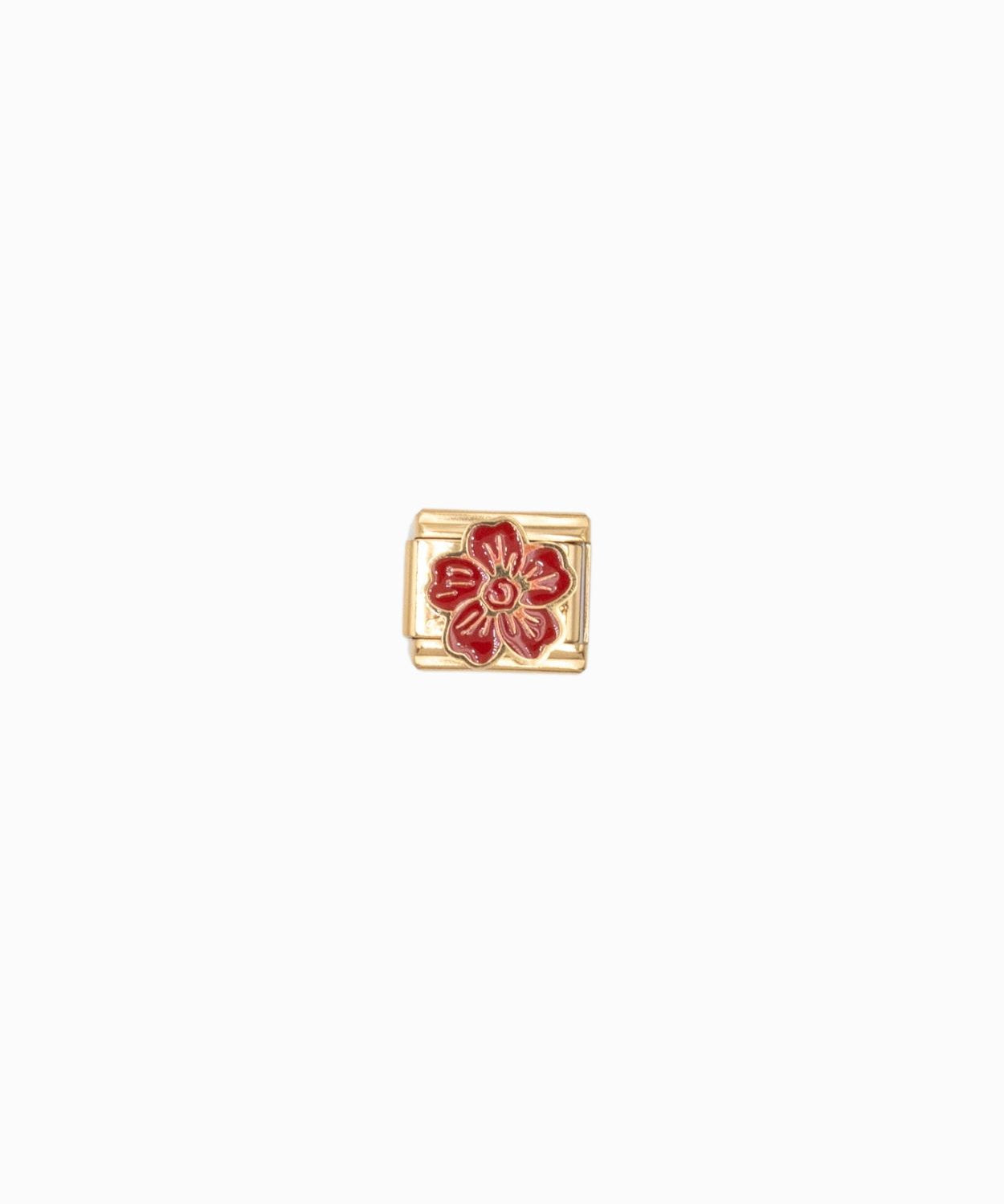 Maillon italien 9x10mm - Doré