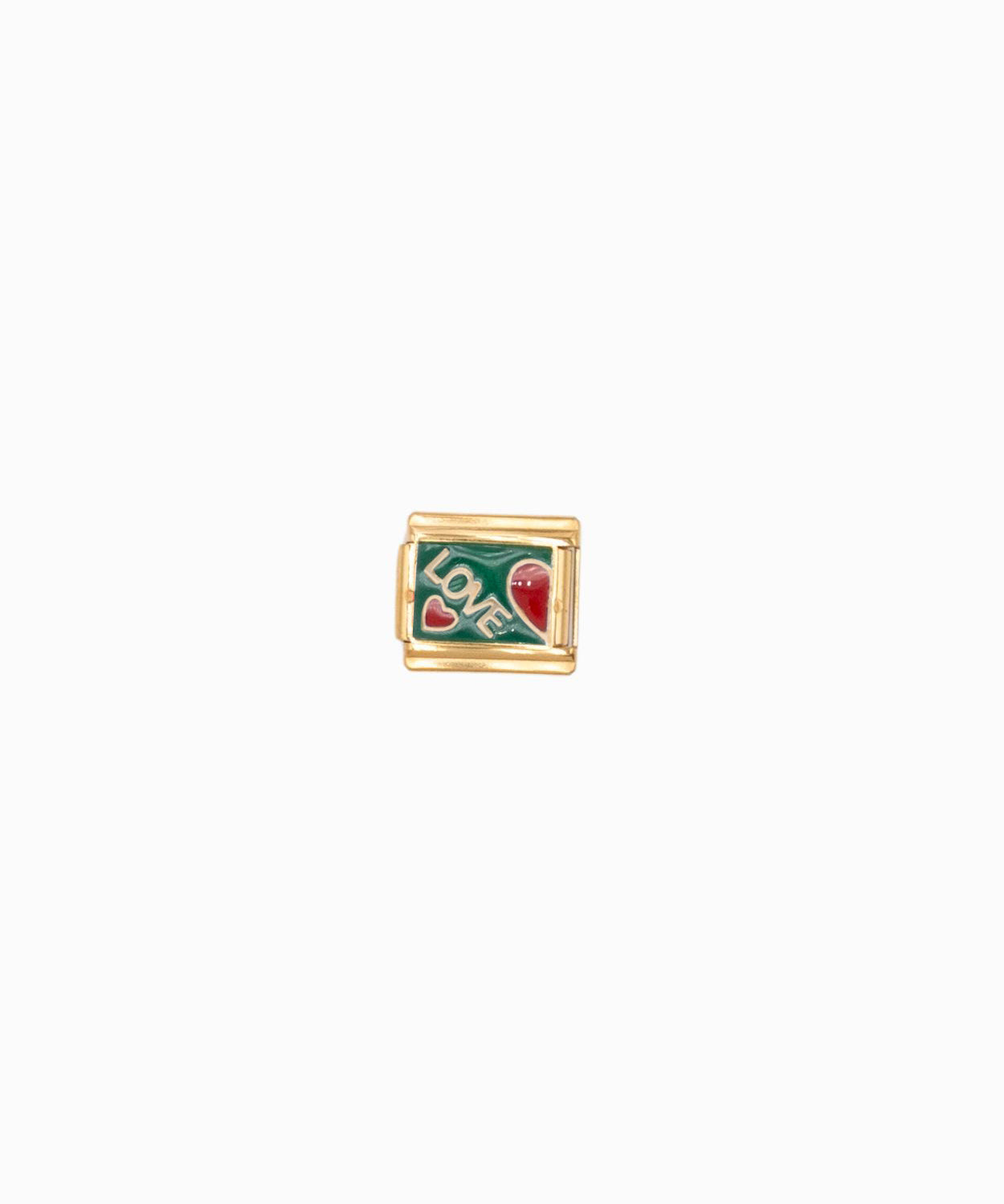 Maillon italien 9x10mm - Doré