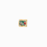 Maillon italien 9x10mm - Doré