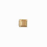 Maillon italien 9x10mm - Doré