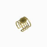 Bague Carmenta plateau 10x8mm