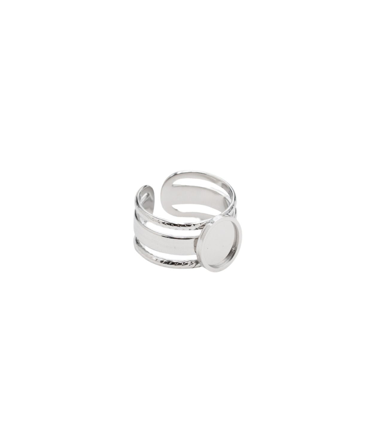 Bague Fames plateau 10x8mm