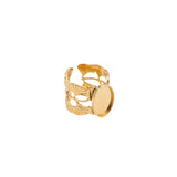Bague Ginkgo 10x14mm