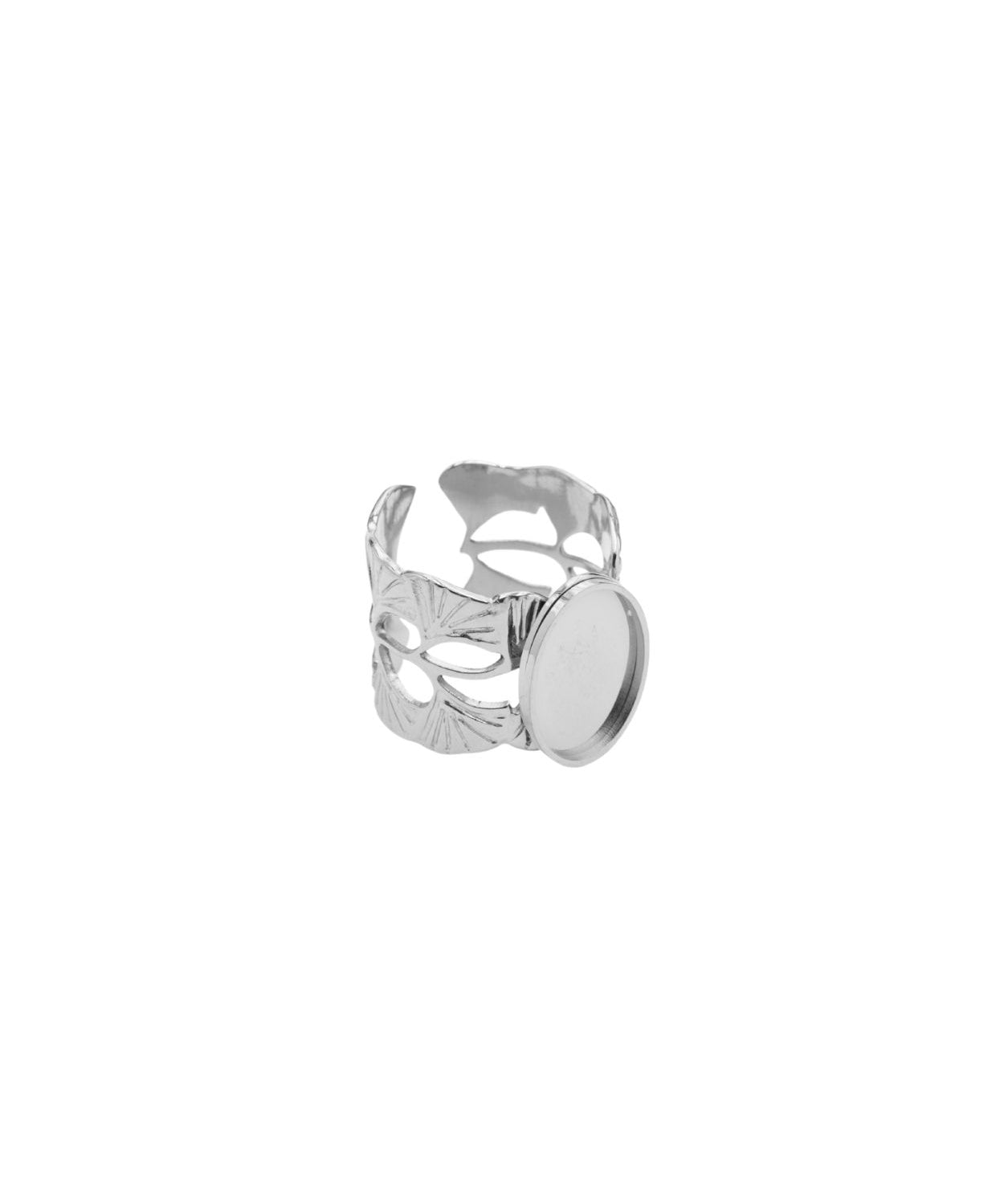 Bague Ginkgo 10x14mm