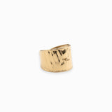 Bague Maia martelée avec anneau 15mm