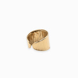 Bague Maia martelée avec anneau 15mm