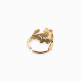 Bague feuille d'olivier 29x21mm