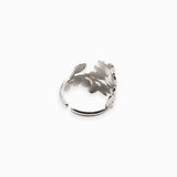 Bague feuille d'olivier 29x21mm
