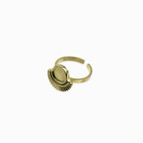 Bague frange plateau 8mm