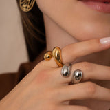 Bague goutte 24x25.5mm