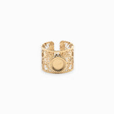 Bague motif marguerite 6mm