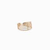 Bague 5 rangs 9.50x19.50mm