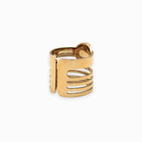 Bague multi-rangs large plateau 8mm