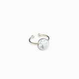 Bague plateau à rebord dorée 10mm