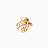 Bague fleur à plateau 6mm