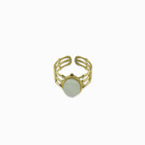 Bague vintage plateau 10x8mm
