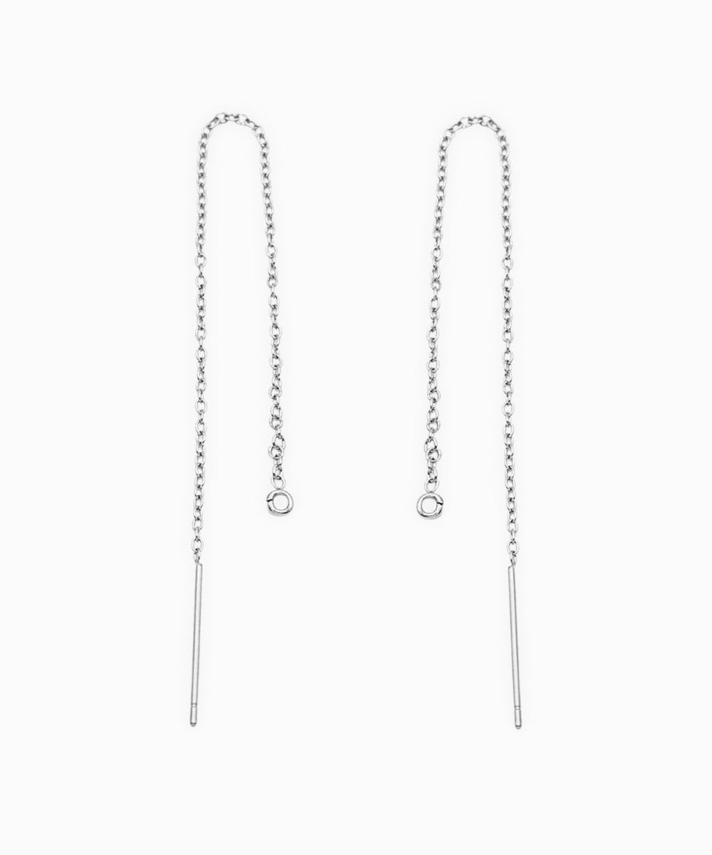 Boucles d'oreilles chainettes 122mm